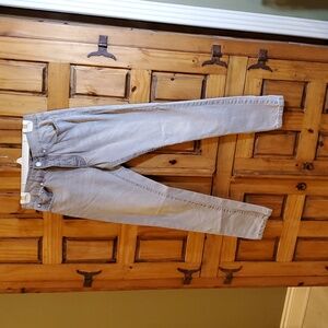 Man Boohoo Denim Light Gray Button Up Jeans 28